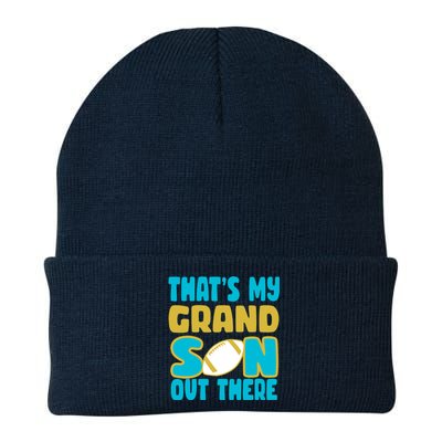 That's My Grandson Out There Football Knit Cap Winter Beanie