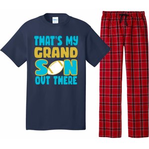 That's My Grandson Out There Football Pajama Set