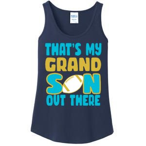 That's My Grandson Out There Football Ladies Essential Tank