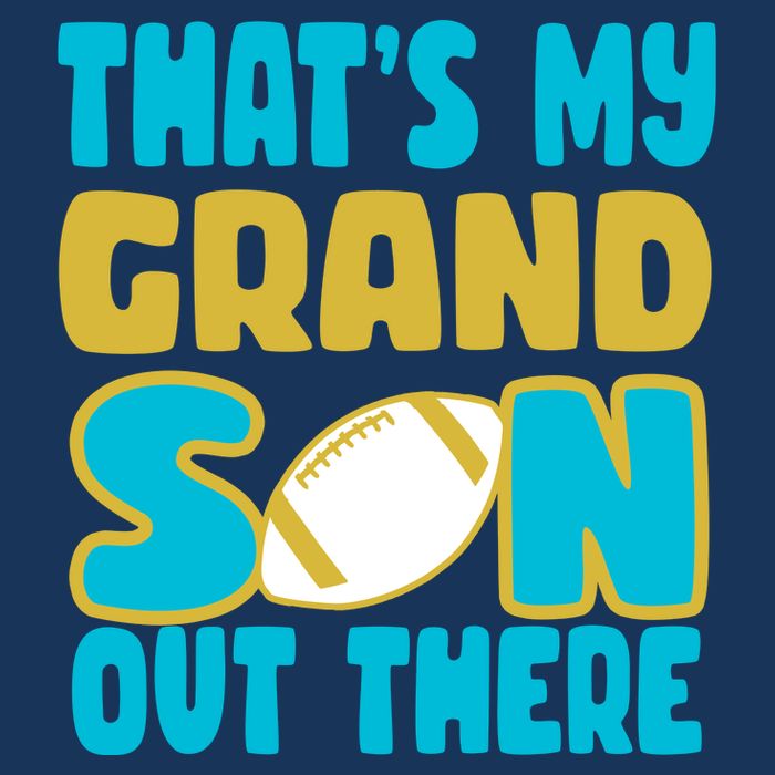That's My Grandson Out There Football Flatbill Hat