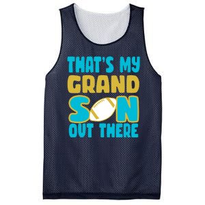 That's My Grandson Out There Football Mesh Reversible Basketball Jersey Tank