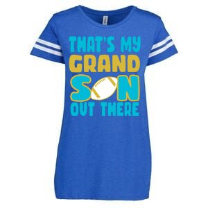 That's My Grandson Out There Football Enza Ladies Jersey Football T-Shirt