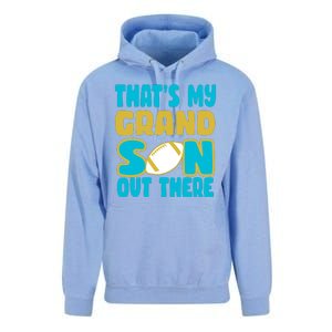 That's My Grandson Out There Football Unisex Surf Hoodie