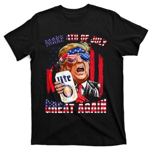 Trump Make Great Again Drinking Beer T-Shirt