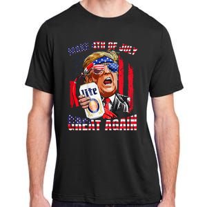 Trump Make Great Again Drinking Beer Adult ChromaSoft Performance T-Shirt