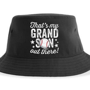 Thats My Grandson Out There Baseball Grandma Sustainable Bucket Hat