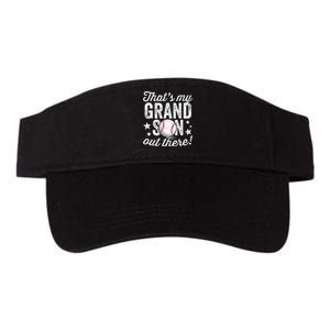 Thats My Grandson Out There Baseball Grandma Valucap Bio-Washed Visor