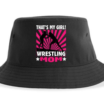 That's My Girl Girls Wrestling Wrestling Mom Sustainable Bucket Hat