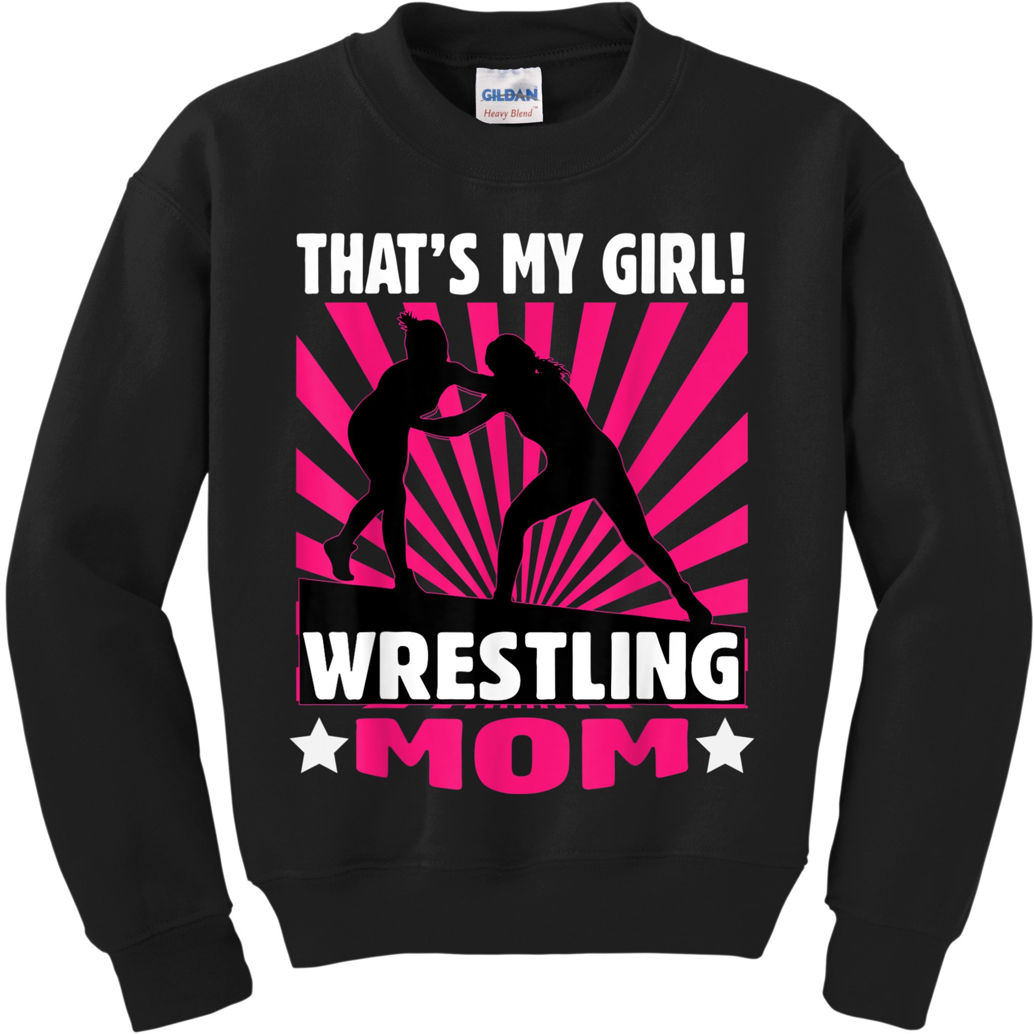 That's My Girl Girls Wrestling Wrestling Mom Kids Sweatshirt