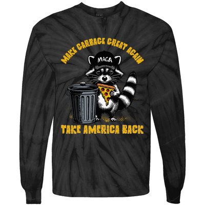 Trump Make Garbage Great Again 2024 Election Maga Win Tie-Dye Long Sleeve Shirt