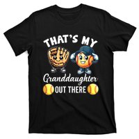 ThatS My Granddaughter Out There Softball Grandpa Grandma T-Shirt