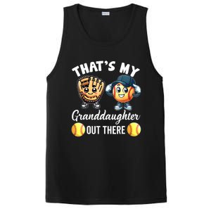 ThatS My Granddaughter Out There Softball Grandpa Grandma PosiCharge Competitor Tank