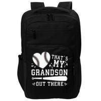 Thats My Grandson Out There Baseball Grandma Impact Tech Backpack