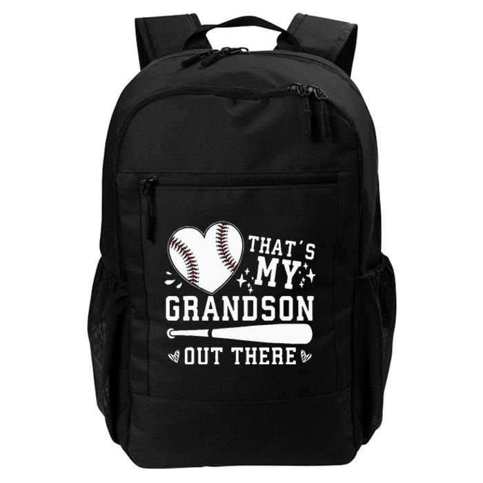 Thats My Grandson Out There Baseball Grandma Daily Commute Backpack