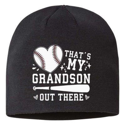 Thats My Grandson Out There Baseball Grandma Sustainable Beanie