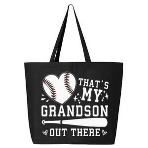 Thats My Grandson Out There Baseball Grandma 25L Jumbo Tote