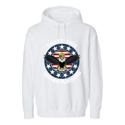 Trump Merica Gift Trump Merica Gift Funny Cute Gift Garment-Dyed Fleece Hoodie