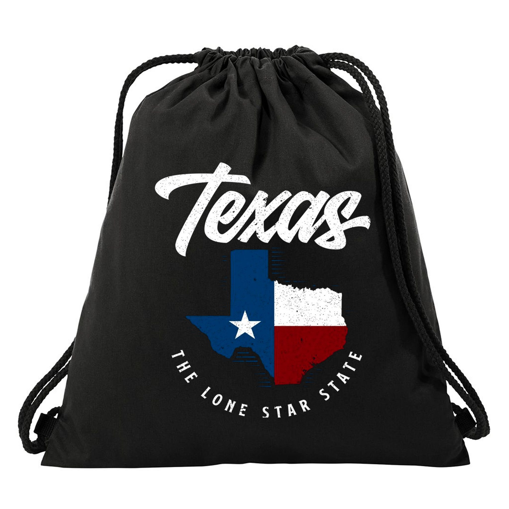 Texas Map Gift Texas The Lone Star State Drawstring Bag