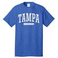 Tampa Meaningful Gift College University Style Fl Usa Tall T-Shirt