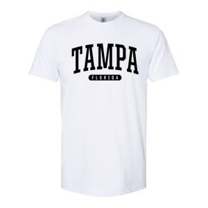 Tampa Meaningful Gift College University Style Fl Usa Softstyle CVC T-Shirt