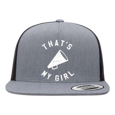 ThatS My Girl Cheerleading Flat Bill Trucker Hat