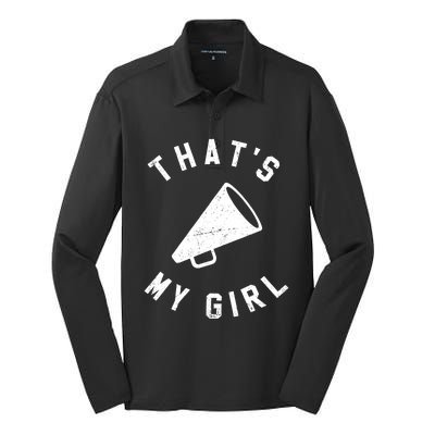 ThatS My Girl Cheerleading Silk Touch Performance Long Sleeve Polo