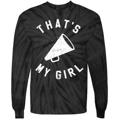 ThatS My Girl Cheerleading Tie-Dye Long Sleeve Shirt