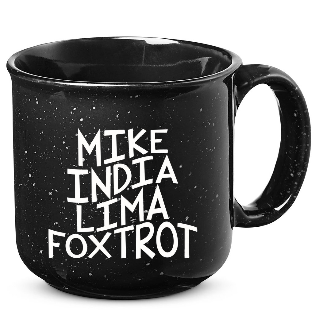 Trendy MILF Gift For Mothers Day Mike India Lima Foxtrot 15oz Campfire Ceramic Mug
