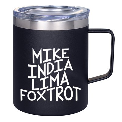 Trendy MILF Gift For Mothers Day Mike India Lima Foxtrot 12oz Stainless Steel Coffee Mug