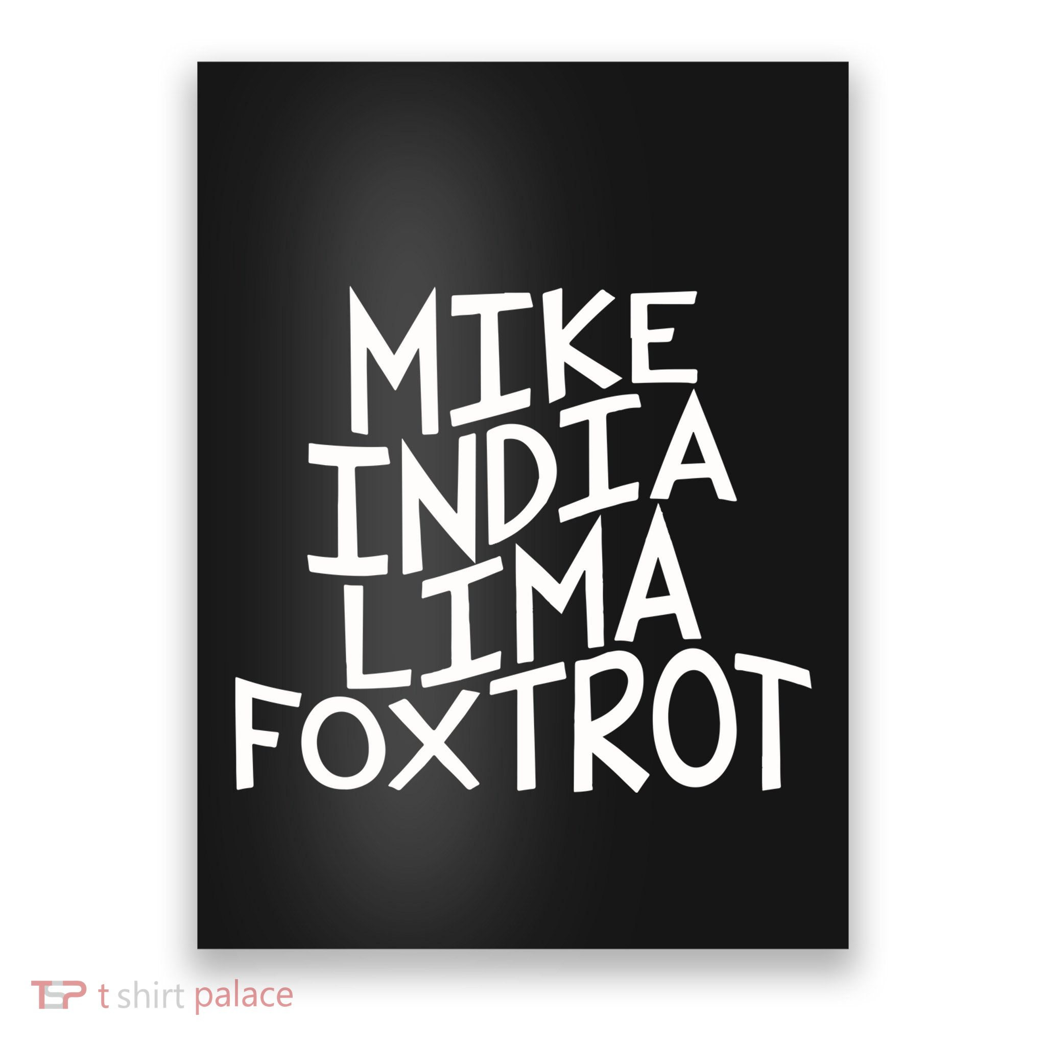 Trendy MILF Gift For Mothers Day Mike India Lima Foxtrot Poster