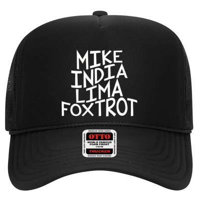 Trendy MILF Gift For Mothers Day Mike India Lima Foxtrot Trucker Hat
