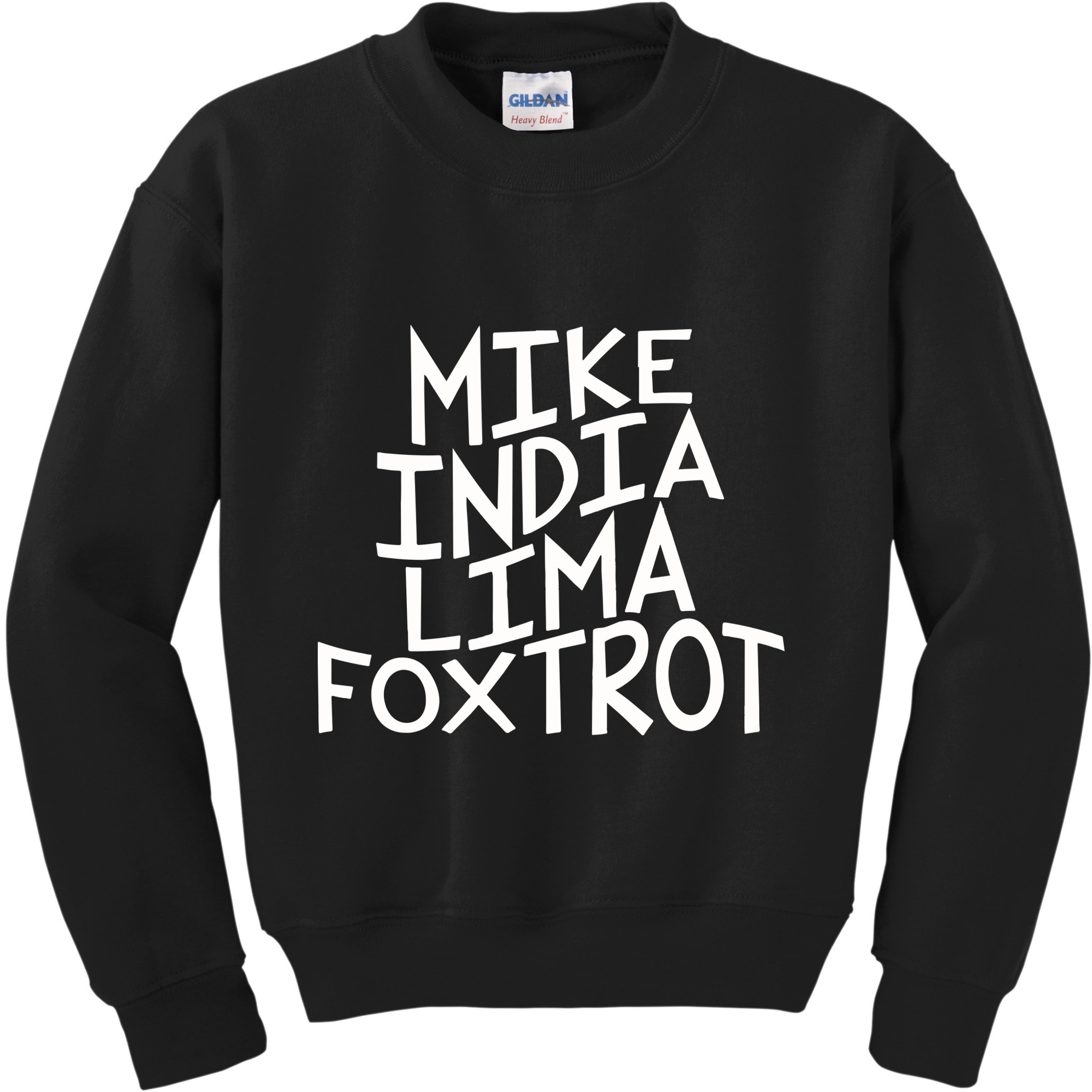Trendy MILF Gift For Mothers Day Mike India Lima Foxtrot Kids Sweatshirt