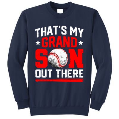 That's My Grandson Out There Grandparent Baseball Mama Papa Sweatshirt