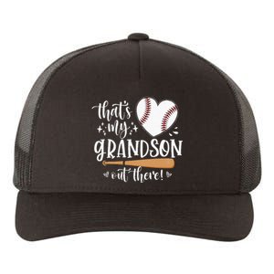 Thats My Grandson Out There Baseball Grandma Mothers Day Yupoong Adult 5-Panel Trucker Hat