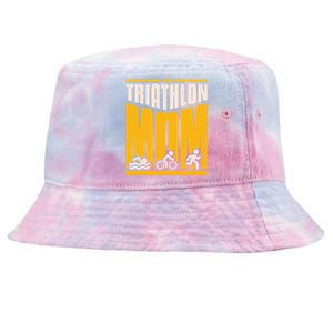 Triathlon Mom Gift Tie-Dyed Bucket Hat