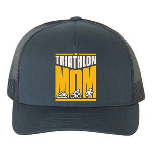 Triathlon Mom Gift Yupoong Adult 5-Panel Trucker Hat