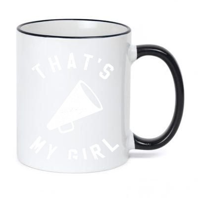 ThatS My Girl Cheerleading 11oz Black Color Changing Mug