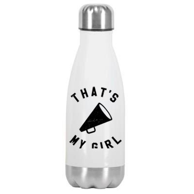 ThatS My Girl Cheerleading Stainless Steel Insulated Water Bottle