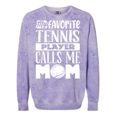 Tennis Mom Gift Tennis Lover Gift Colorblast Crewneck Sweatshirt