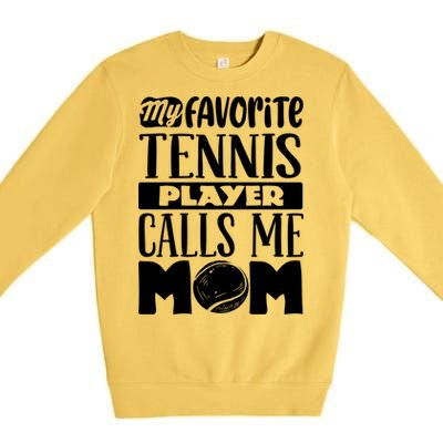 Tennis Mom Gift Tennis Lover Gift Premium Crewneck Sweatshirt