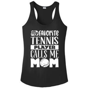 Tennis Mom Gift Tennis Lover Gift Ladies PosiCharge Competitor Racerback Tank