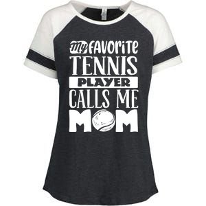 Tennis Mom Gift Tennis Lover Gift Enza Ladies Jersey Colorblock Tee