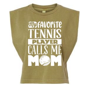 Tennis Mom Gift Tennis Lover Gift Garment-Dyed Women's Muscle Tee