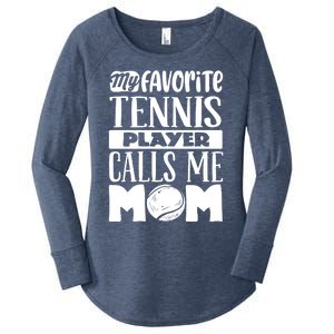 Tennis Mom Gift Tennis Lover Gift Women's Perfect Tri Tunic Long Sleeve Shirt