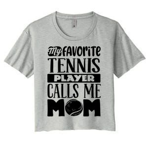 Tennis Mom Gift Tennis Lover Gift Women's Crop Top Tee