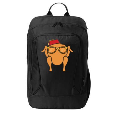 Thanksgiving Meaningful Gift Turkey Head Funny Gift For Friends Cool Gift City Backpack