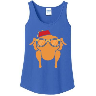 Thanksgiving Meaningful Gift Turkey Head Funny Gift For Friends Cool Gift Ladies Essential Tank