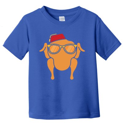 Thanksgiving Meaningful Gift Turkey Head Funny Gift For Friends Cool Gift Toddler T-Shirt