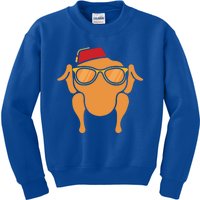 Thanksgiving Meaningful Gift Turkey Head Funny Gift For Friends Cool Gift Kids Sweatshirt