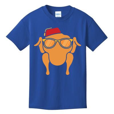 Thanksgiving Meaningful Gift Turkey Head Funny Gift For Friends Cool Gift Kids T-Shirt